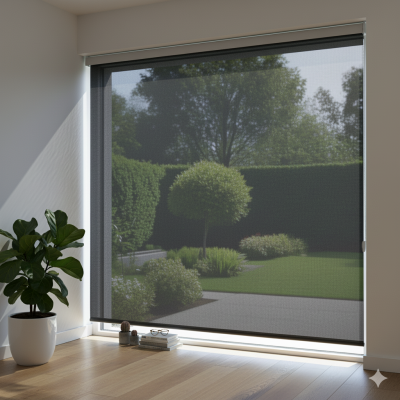 Koyu Gri (Antrasit Gri) Sun Screen  Stor Perde